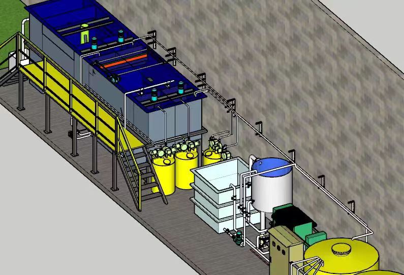 發往墨西哥的磷化工藝前處理污水